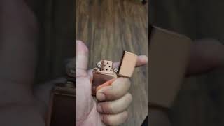 2022 Zippo Solid Copper and insert 🔥