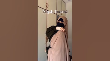 Niqab Tutorial 🤎✨️ #shorts