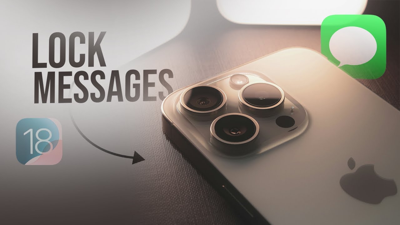 How to Lock Message on iPhone iOS 18 (tutorial)