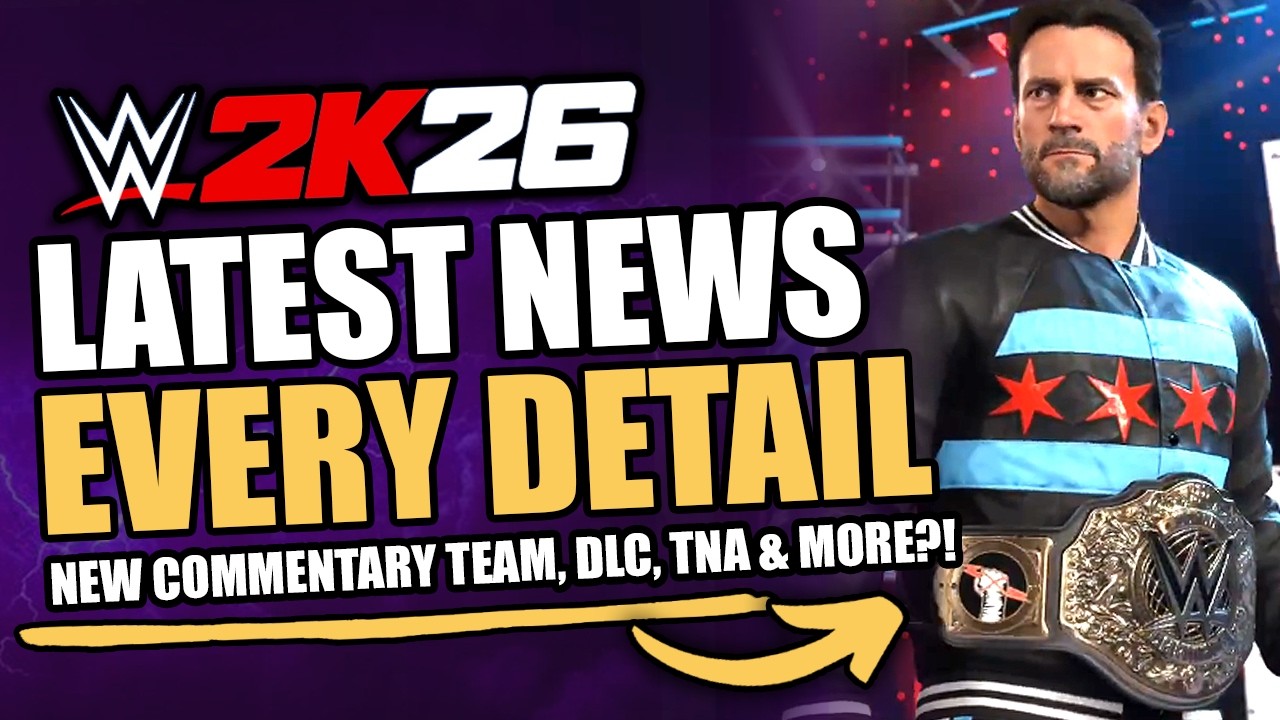 WWE 2K26 NEWS: Gameplay Features, Roster Updates, New Game Modes Features, SCREENSHOTS, & DLC Info!