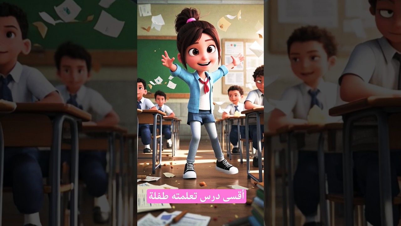 نهاية غير متوقعة لطفلة متنمرة#kidsvideo #kids #kidslearning