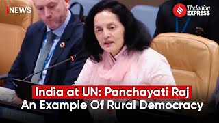 India's UN Representative Hails Panchayati Raj as Model of Grassroots Democracy