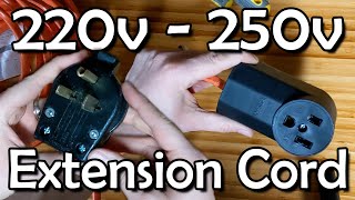 How to Build a 30 amp or 50 amp / 220v Extension Cord