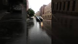Lluvia en New York las calle lluviosa