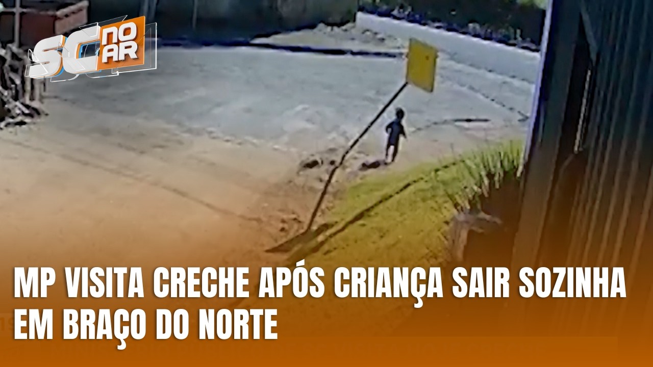 MP de SC visita creche onde criança saiu sozinha em Braço do Norte