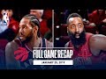 Full Game Recap: Raptors vs Rockets | Kawhi & Harden Duel In Houston