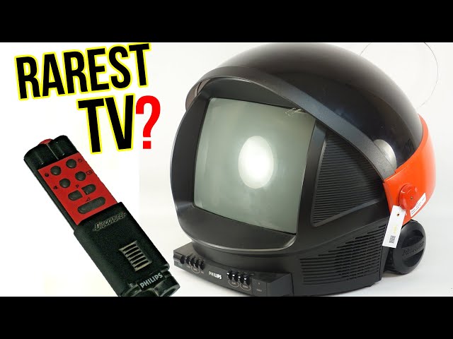 EXTREMELY RARE Philips Discoverer NASA Space Helmet TV 1983, Short
