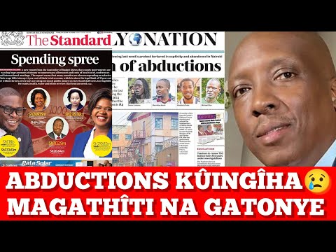 MAGATHITI-INÎ NA GATONYE WA MBUGUA KAMEME FM 🤔