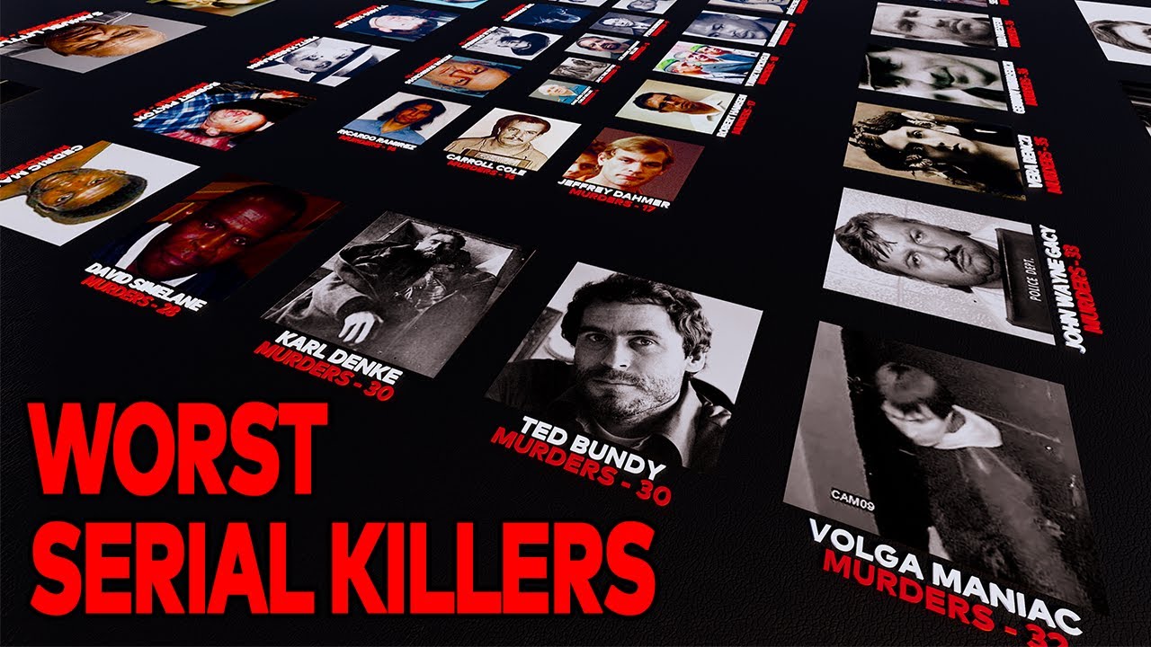 WORST SERIAL KILLERS of All Time Comparison - YouTube