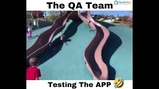 The Best Team Ever...😂|QA tester meme | Funny videos | Best Software Testing memes | Qualysec screenshot 4