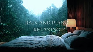 Cozy Rainy Night Piano Ambience for Stress Relief, Focused Study, and Deep Sleep