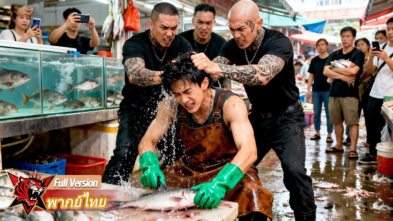 🔥พ่อค้าปลาถูกอันธพาลเหยียด ไม่รู้เลยว่าเป็นเทพสงคราม! หมัดเดียวล้มทั้งแก๊ง!#movie #รีวิวหนัง