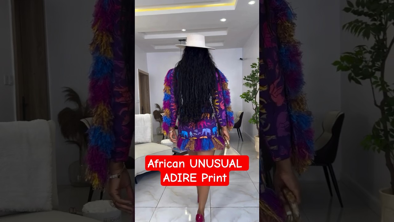 Unique Adire African Print💐credit styleconnaisseur 