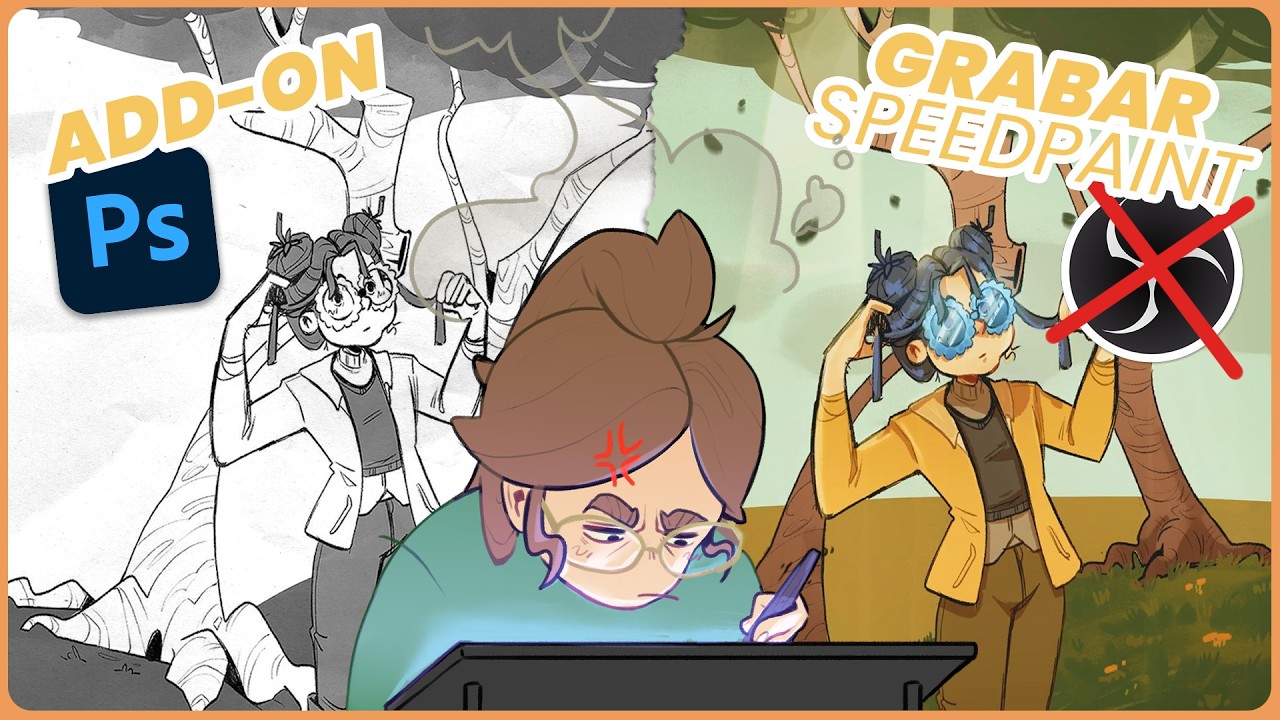 El truco de Photoshop que TODOS los ilustradores con redes queremos |   Addon Speedpaint