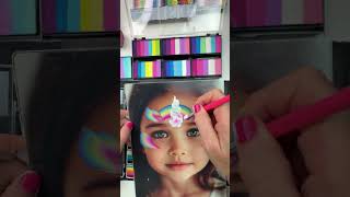 Unicorn Face Paint Lesson. Beginner’s level 