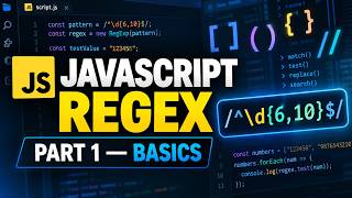 JavaScript RegEx Tutorial for Beginners | Regular Expressions Part 1