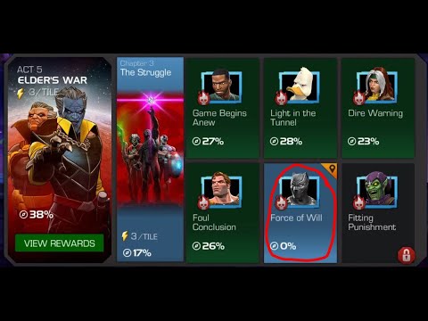 MCOC – Act 5.3.5 – Easy Path – Force of Will – Black Panther