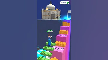 Money Run 3D 🤑🤑👩🏻‍🤝‍👩🏻👭 Gameplay Walkthrough (Android & iOS) #shorts #FIESTATheLoser