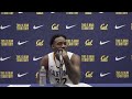 Cal Men's Basketball: Jalen Celestine Postgame Press Conference vs. UCLA