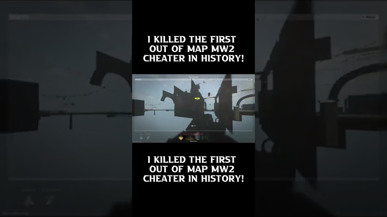 I KILLED THE FIRST WALL GLITCH CHEATER IN MW2 HISTORY!