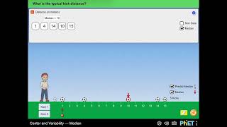 Structure of Statistical Data with Center and Variability - Median - Math Simulation for Grades 6-8 screenshot 4