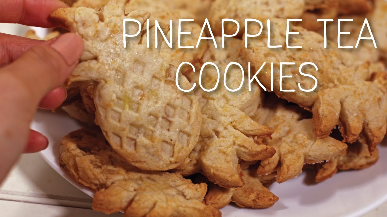 Pineapple Tea Cookies Vegan Recipe Pumpkin And Pekoe Youtube 