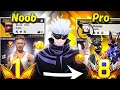 Transforming Noob ₹1 ID into PRO ₹10,00,000 ID in Just 24 Hours 😱 – Garena Free Fire 