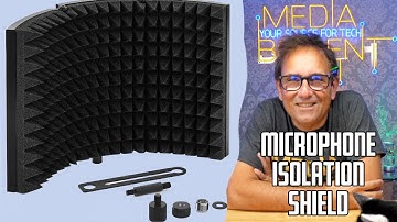 Microphone Isolation Shield  Studio Mic Sound Absorbing Foam Reflector