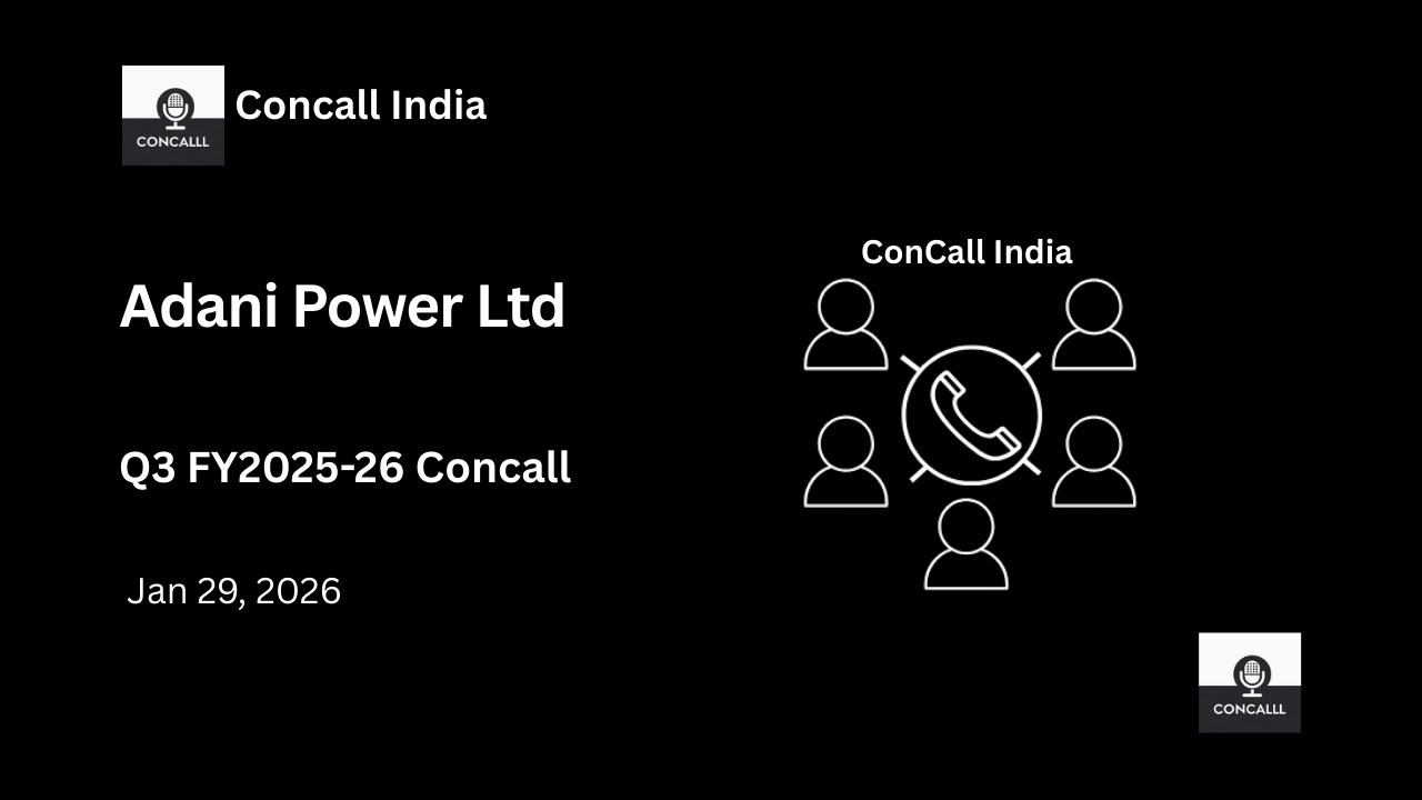 Adani Power Ltd Q3 FY2025-26 Concall