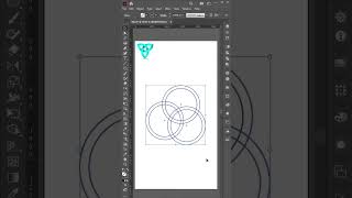 How To Design Logo Using Shape Builder | Adobe Illustrator #shorts #logodesign #illustrator #logo