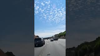 Just Another Day on the Freeway But Look at That Sky