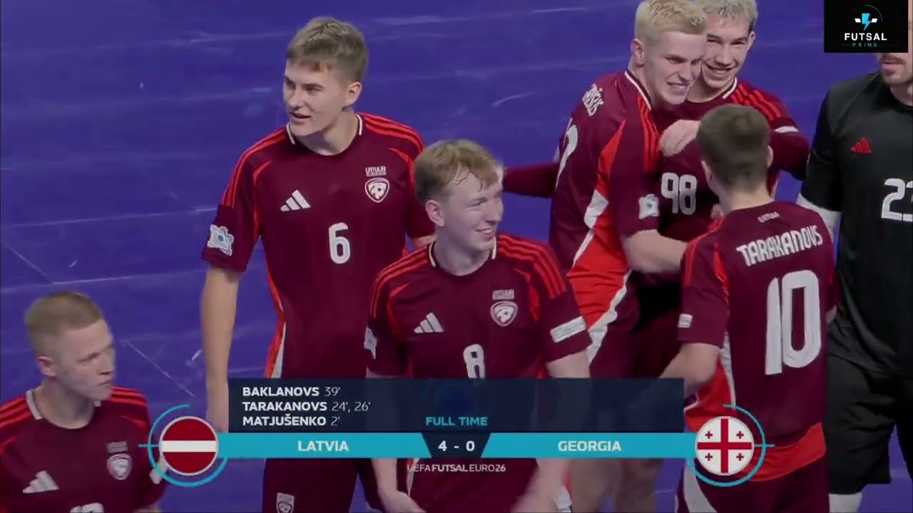 Futsal Euro 2026, GROUP A, LATVIA vs GEORGIA
