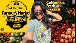 exploring Farmer's Market for the first time! Japan town, San Jose California USA