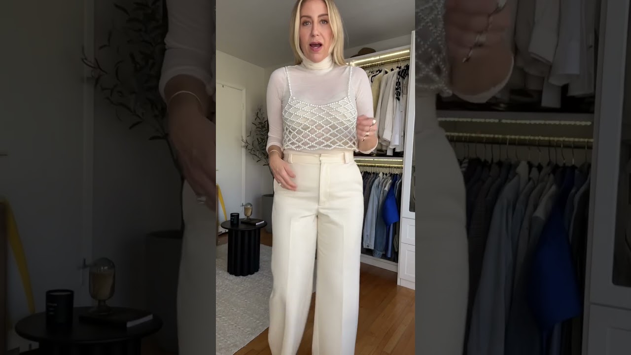 How To Style a Pearl Top #fallfashion2023 #holidayoutfits - YouTube