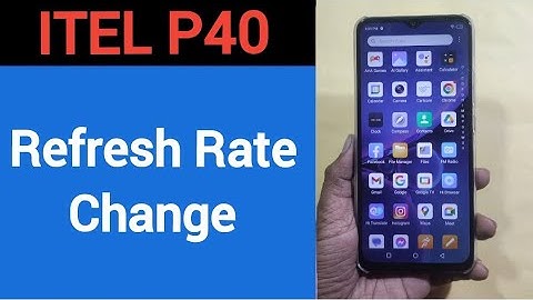How to change refresh rate,ITEL P40 me refresh rate change kaise karen