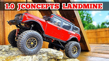 1.0 Jconcepts Landmines on the Scx24 Bronco