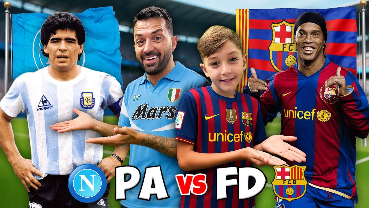 PARTITA 26: SOCCER AID VS CLASSIC XI , MARADONA VS RONALDINHO...