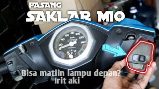 Pasang Saklar Mio Di Soul Gt  Modifikasi Mio Soul Gt  Modifikasi Mio J