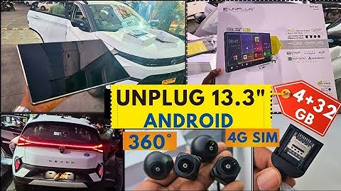 Tata Nexon Face-lift 13.3" Android  | Unplug-6330 | 4+32 GB | 4G Sim Slot | 360° Camera | Car Play
