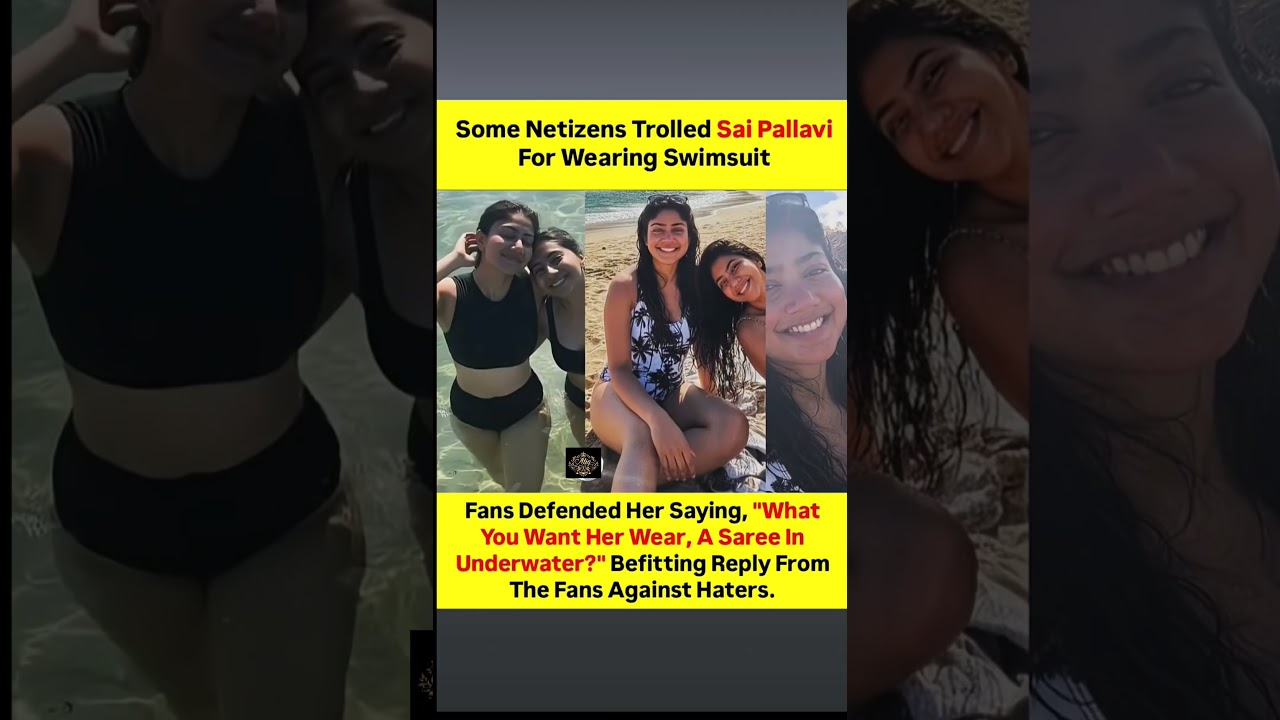 Some Netizens Trolled Sai Pallavi For Wearing Swimsuit