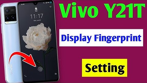 Vivo Y21t in display fingerprint setting | vivo y21t me in display fingerprint kaise lagaen | vivo