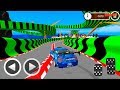 Ultimate racing derby fast blue sports car stunts 3d game #4