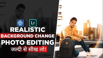 How to Realistic Background Change - Ps Touch Tutorial | Adobe Lightroom Mobile Color Grading 2021