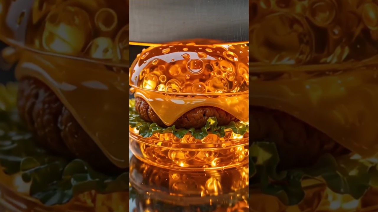 Crystal Fantasy ASMR 🍔💎 | Satisfying Food Art 