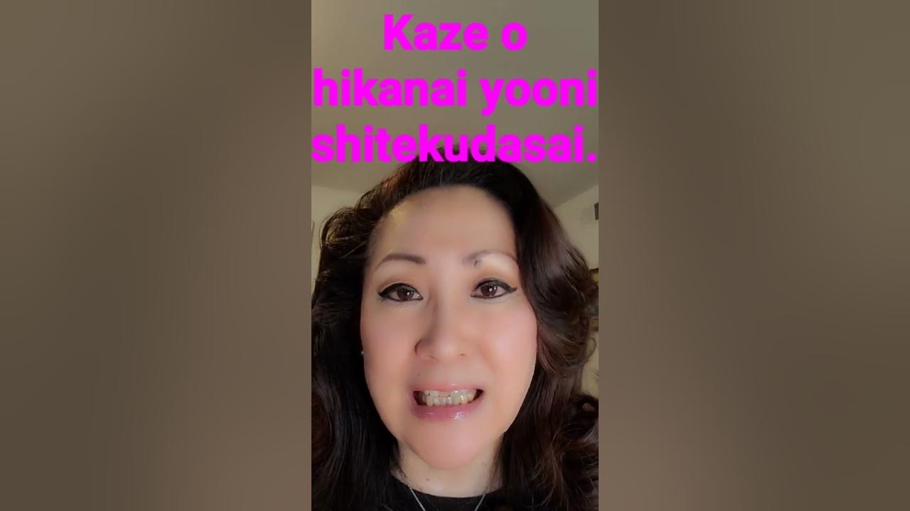 How to say, " Take care you don't catch cold. " in Japanese!!! YouTube