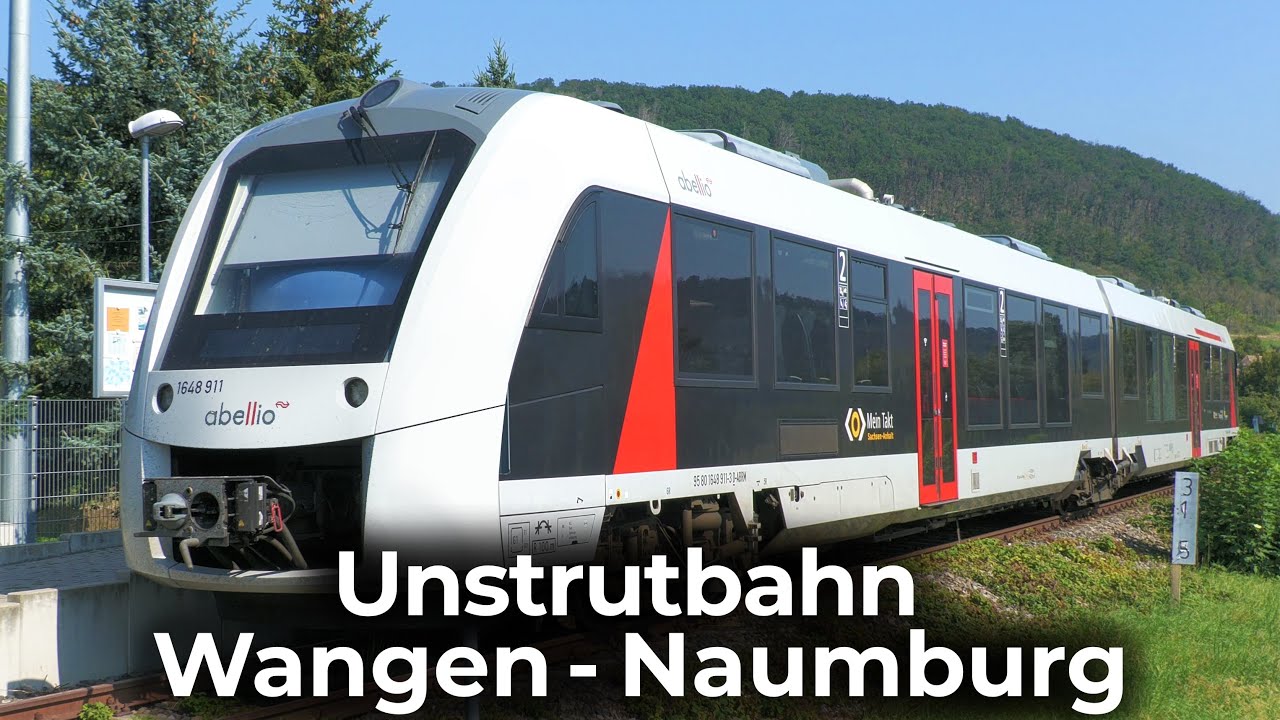 UNSTRUTBAHN | Wangen - Naumburg (Ost) | Abellio Rail Mitteldeutschland – RB77 & LINT 41 Führerstand