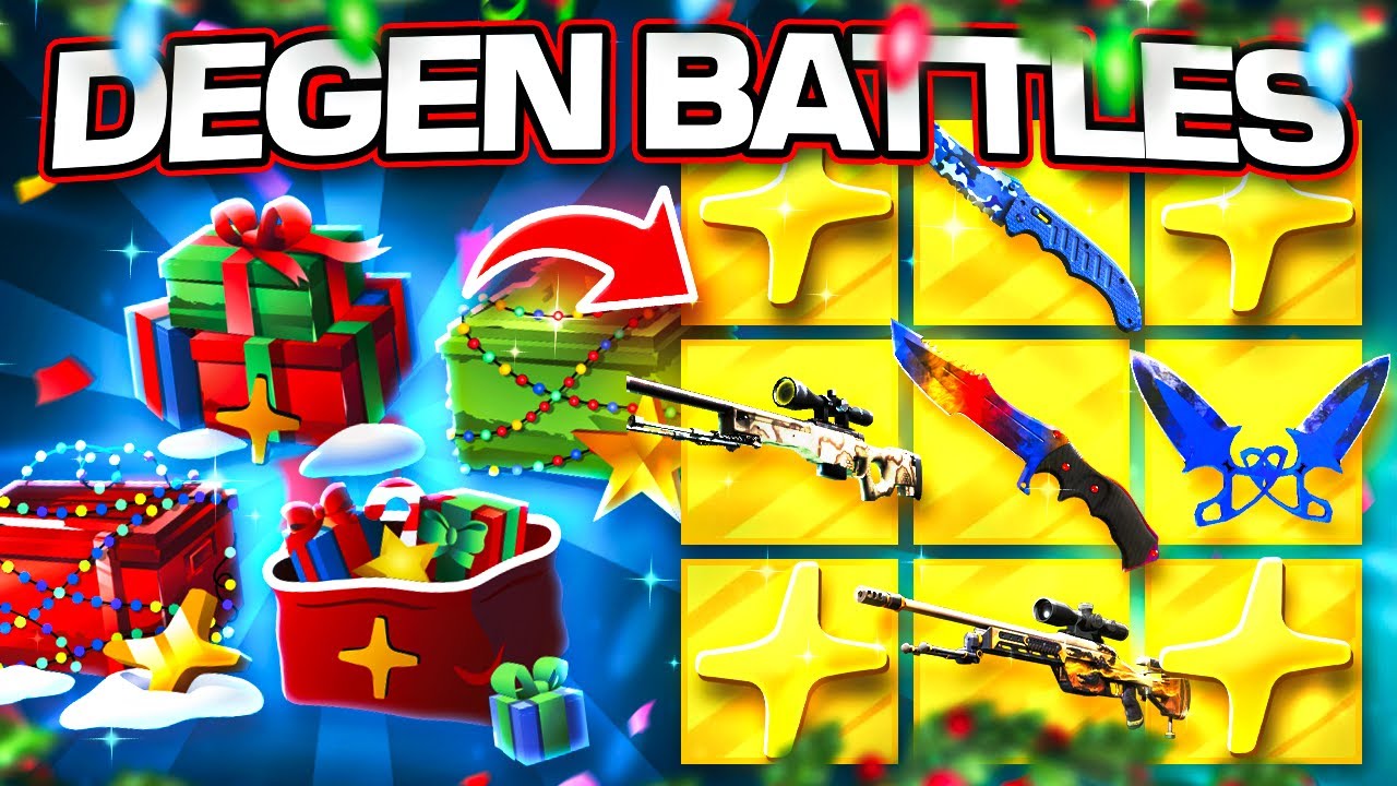 Я устроил безумные дегенеративные битвы с *новыми* рождественскими кейсами!!