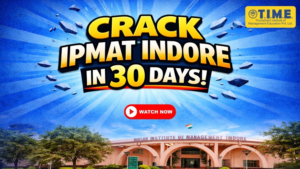 Crack IPMAT Indore in 30 Days! - YouTube