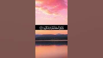 وإن ربك لذو فضل على الناس ولكن أكثرهم لا يشكرون۞ #قرآن كريم #سعد_الغامدي #صباح_الخير