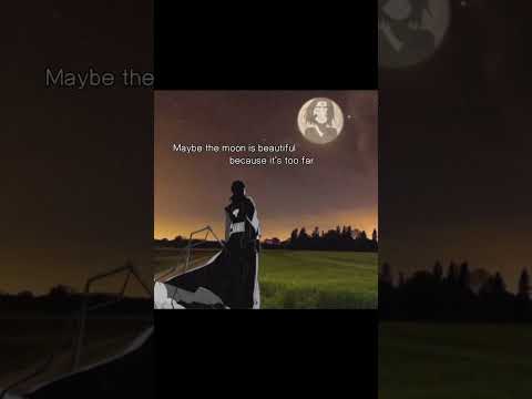 The moon is